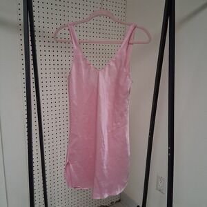 Vintage Gilead Pink Satin Slip Dress Small Coquette Balletcore‎ Y2K Sleepwear